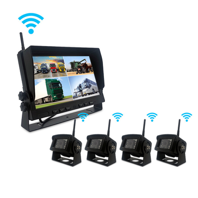 트럭 RV 트레일러 ISO와 안드로이드를 위한 IP67 4CH 무선 백업 카메라 시스템