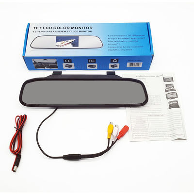 품질  4.3inch HD 16:9 Dual RCA Video Inputs PAL/NTSC LCD Rear View Mirror 공장