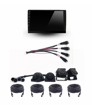 품질  Wired RV Backup Car Multimedia Navigation System 10in Dual Split Screen 9 To 36V 공장