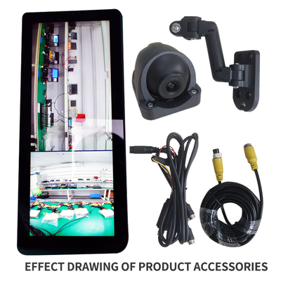 품질  IP67 Vehicle Rear View Mirrors DVR Full HD 1080P 2CH Dual Camera Video Recorder 공장