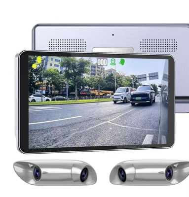 품질  6 Inch Electronic Rearview Mirror Monitor System with Dual Side Shark Fin Cameras and AHD 1080P HD Blind Spot Monitoring Kit 공장