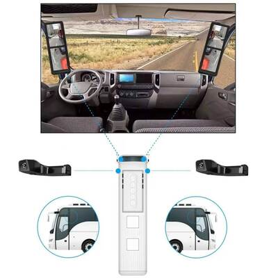 품질  Large 15.88Inch 2.5D Touch Screen Electronic Rearview Mirror With Waterproof Reverse Backup Camera Monitor for Yutong Bus 공장