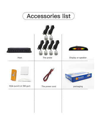 스마트 주차 위치 자동차 주차 센서, 앞뒤 감지, 자동 주차 보조, 차량 주차 안전 장치, 보편적인 자동차 센서