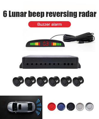 Reliable 6-Sensor Ultrasonic Radar System for Safe Reversing with LED Display and Audio Alert