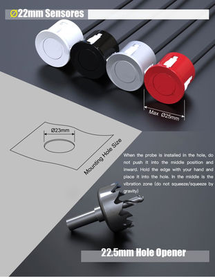 LED 디스플레이 및 가청 경고 기능이 있는 풀 커버리지 8-센서 레이더 주차 시스템 (승용차 및 트럭용)