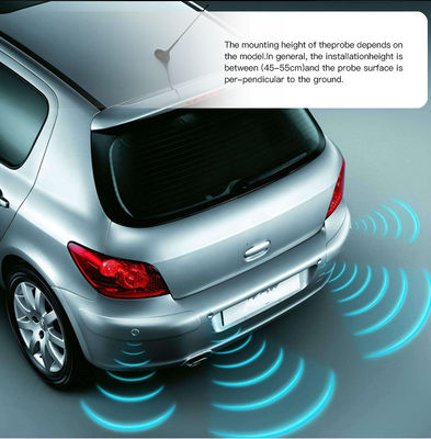 LED 디스플레이 및 가청 경고 기능이 있는 풀 커버리지 8-센서 레이더 주차 시스템 (승용차 및 트럭용)