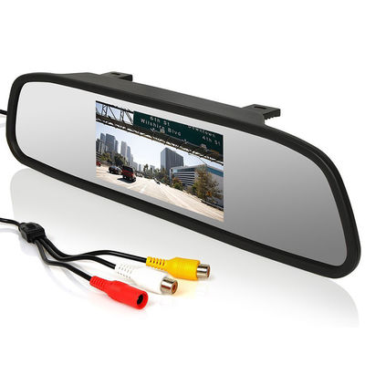 4.3inch HD 16:9 Dual RCA Video Inputs PAL/NTSC LCD Rear View Mirror