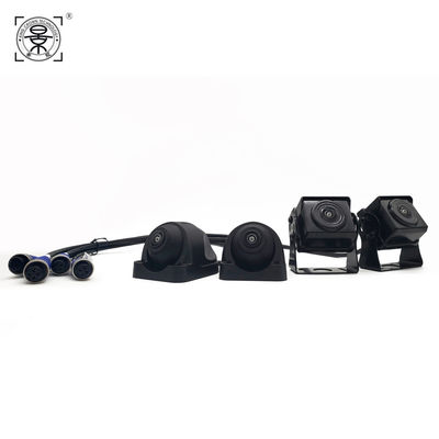 1080P AHD 360도 파노라마 역방향 카메라 버드 뷰 시스템, 방수 자동차 DVR 녹화, 현대 트럭, 버스 및 RV 주차 보조 장치