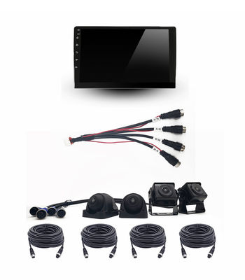 GPS 4G WiFi 지원 OEM ODM 서비스를 가진 10 인치 360° 파노라마 차량 사진기 체계 3D 서라운드 뷰 1080P 비디오 녹화기
