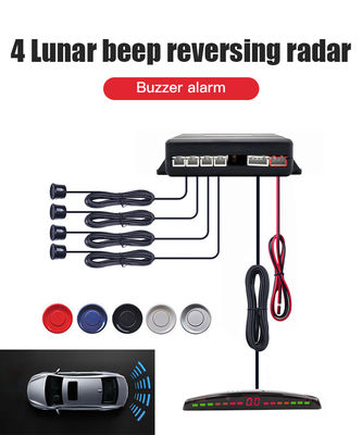 LED 디스플레이 자동차 주차 센서 키트 4 초음파 역 센서 IP68 방수 안전 운전 보조자 차량 주차 보호
