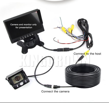 카메라 전원 케이블 쇼클프로어브 DC24V 자동차 카메라 부속물을 역으로 돌리는 DC12V