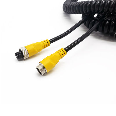 트럭 버스용 철회 가능한 스프링 헤비 듀티 연장 와이어와 함께 2 개의 선도 코일 케이블