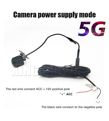 ACC + 12V 양전선과 음전선으로 카메라 전원 공급 연결