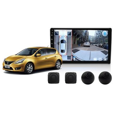 Surround View System for Compact Cars with Waterproof Night Vision Parking Guidance