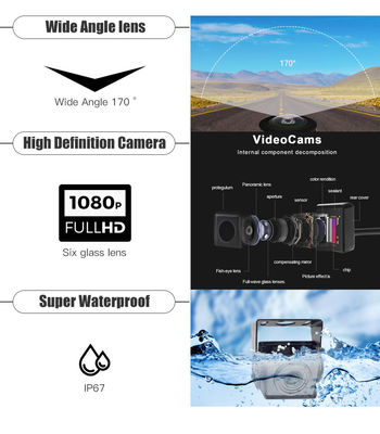 Heavy Duty Truck Navigation and Camera System with AHD 1080P and Night Vision