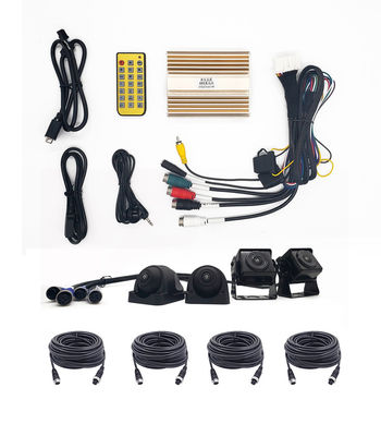 카메라 4대 버스 안전 1080P 3D 모니터링 360도 후방 카메라