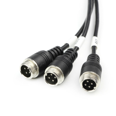 FCC PU 4 핀 반전 카메라 연장 케이블 ODM 자동차 카메라 부속물