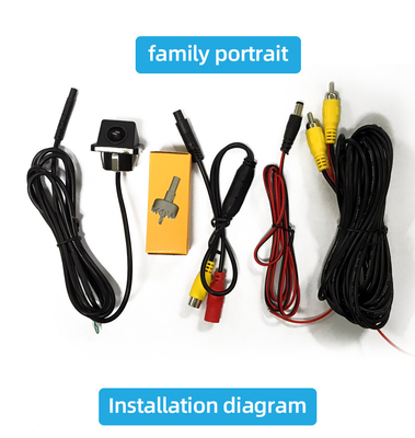 차 / 트럭 / SUV를 위한 12V DC 보편적 반전 카메라 흑색 컬러