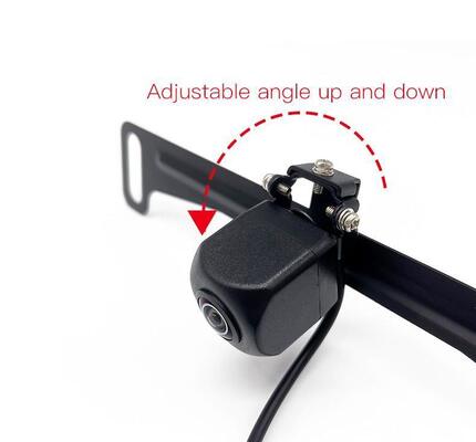 안전 주차를 위한 CCD & AHD 센서 야간 시야를 갖춘 번호판 프레임 후방 카메라