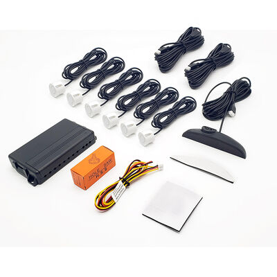 Heavy Duty 6-Sensor Parking Radar System with Distance Display and Audio Alert for Truck Car