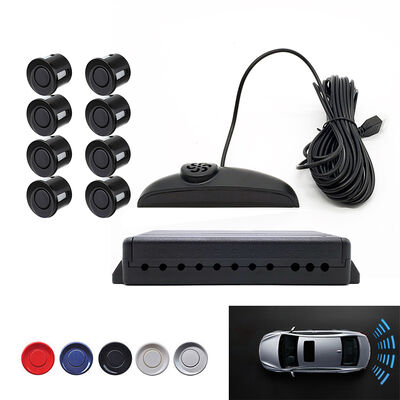 0.3m–2.3m 감지 범위 후방 주차 센서 시스템 | 비프 음성 경고 차량 주차 보조 시스템