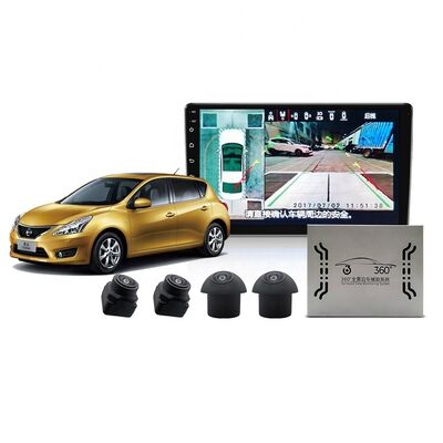 Panoramic 360 View Camera Kit for Passenger Vehicles with Enhanced Rear and Side Vision