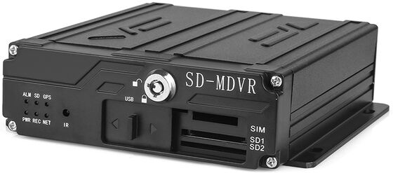 10인치 VGA 모니터, 4G GPS 추적 및 트럭 및 차량용 운전자 모니터링 기능을 갖춘 4채널 모바일 DVR 시스템