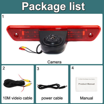 Car Reversing Camera with HD Resolution and Night Vision for Safe Parking and Rearview