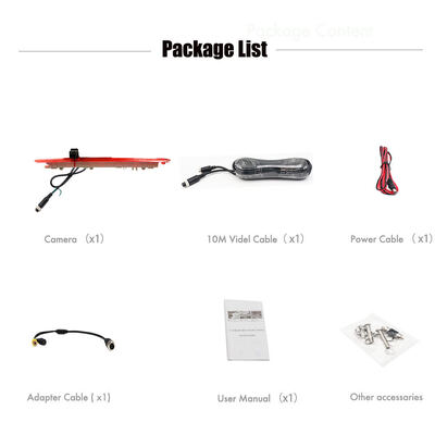 메르세데스-벤츠 밴에 탑재된 높은 브레이크 라이트 통합 후면 카메라