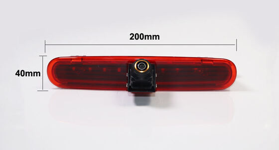 AHD 1080P 170° Fisheye 렌즈 후면 카메라, 폭스바겐 VW 캐디 패널 라이프 2003-2019 OEM용 LED 브레이크 라이트 카메라