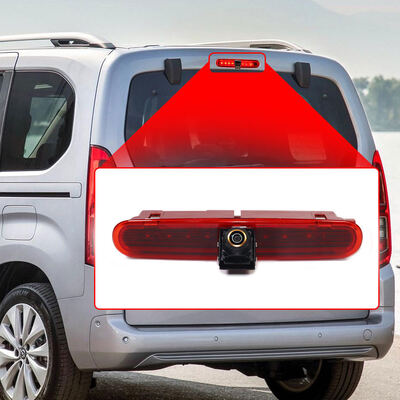 AHD 1080P 170° Fisheye 렌즈 후면 카메라, 폭스바겐 VW 캐디 패널 라이프 2003-2019 OEM용 LED 브레이크 라이트 카메라