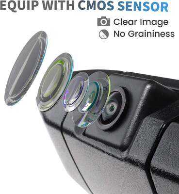 Toyota Tacoma 픽업트럭용 후방 카메라 핸들 간편 설치 및 사각지대