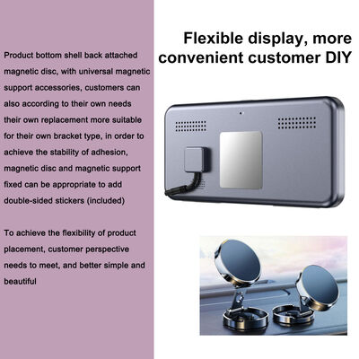 상어 지느러미 디자인과 6.25인치 화면을 갖춘 고급 AHD 1080P 후방 카메라, 주차 및 사각지대 인식