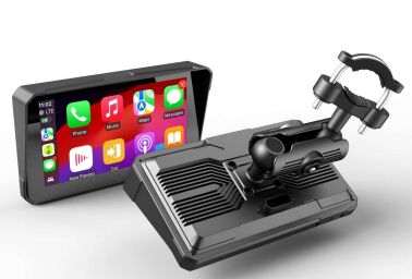 오토바이 녹음기 무선 Carplay/Androidauto 휴대 전화 차량 화면 프로젝션 내비게이션
