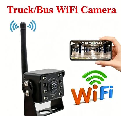 12-24V 트럭 범용 WiFi 카메라, 모바일 인터넷 버스 장착 방수 무선 카메라, MAN용 고화질 적외선 야간 투시경