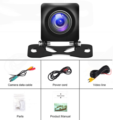 170도 어안 렌즈 AHD 1080P 차량 후방 카메라, 야간 투시 백업 카메라 현대 순정 호환 안드로이드 차량 모니터, 주차 안전 액세서리