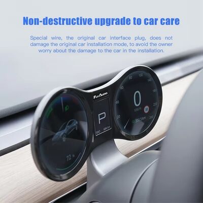 12.3 inch Full LCD Instrument Dashboard with 1920*720 Resolution and Plug and Play Installation for Tesla Model Y/3