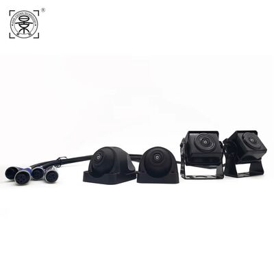 4채널 360도 파노라마 뷰 서라운드 뷰 모니터링과 함께 중량 트럭 카메라 시스템