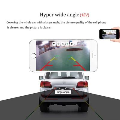 5G 와이파이 무선 HD 자동차 백업 카메라와 적외선 야간 시각 IP67 방수 및 140도 뷰 앵글