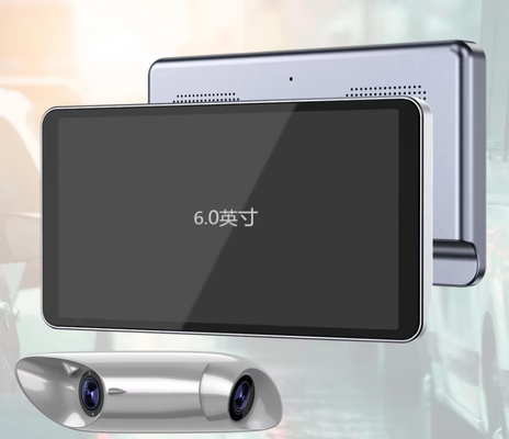 Dual Lens Electronic Rearview Mirror Camera System with 140° Wide Angle AHD 1080P HD and IP67 Waterproof Blind Spot Camera Kit