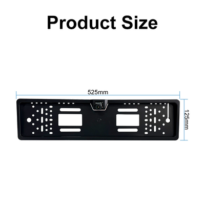 HD 170도 유럽 번호판 카메라, 무선 5G WiFi 자동차 DVR 레코더, iPhone 및 Android 전화와 호환되는 전면 및 후면보기 카메라