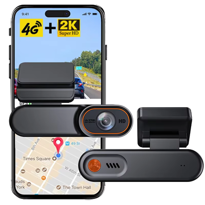 차량용 실시간 원격 모니터링 GPS 차량용 DVR 카메라가 있는 4G LTE 2K HD 스마트 대시캠