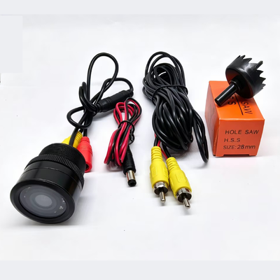 CVBS to AHD 720P 1080P Car Backup Parking Camera, 28mm IR CCD Waterproof Reversing Camera for VW AUDI KIA Passenger Vehicles